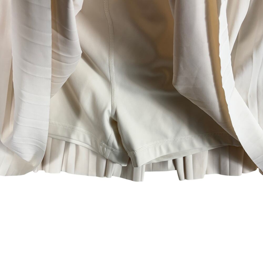 Prince Pickleball Pleated Tennis Skort Skirt Built-in Shorts Cream White Size S - Picture 6 of 7